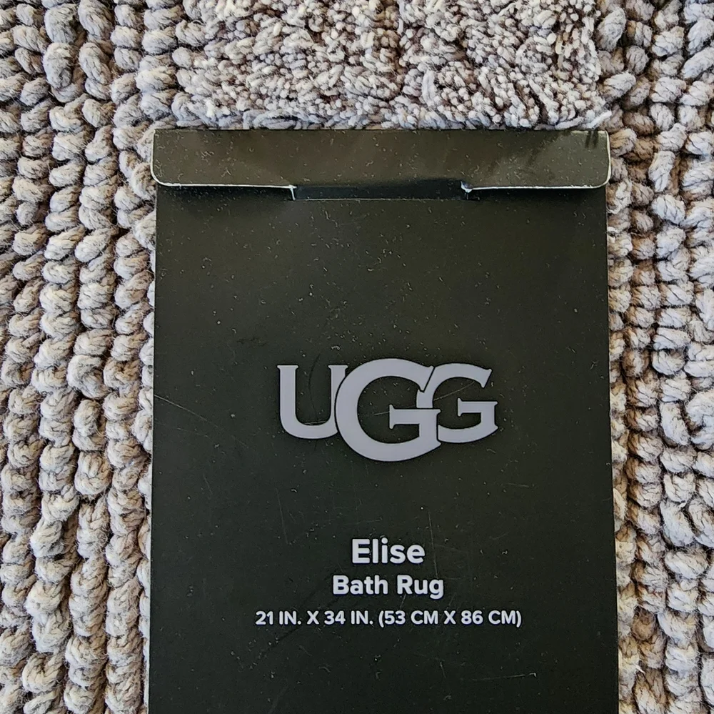 NWT UGG Elise Bath Rug 21x34 Gray